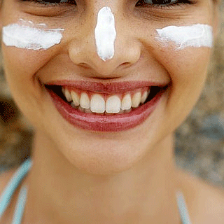 use suncream to help protect your skin